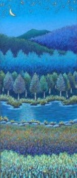 Crescent Moon Birches