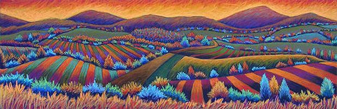 Fields Aglow Receding