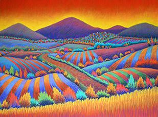 Sky and Fields Ablaze