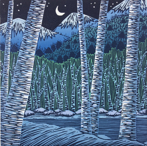 Snow Birches